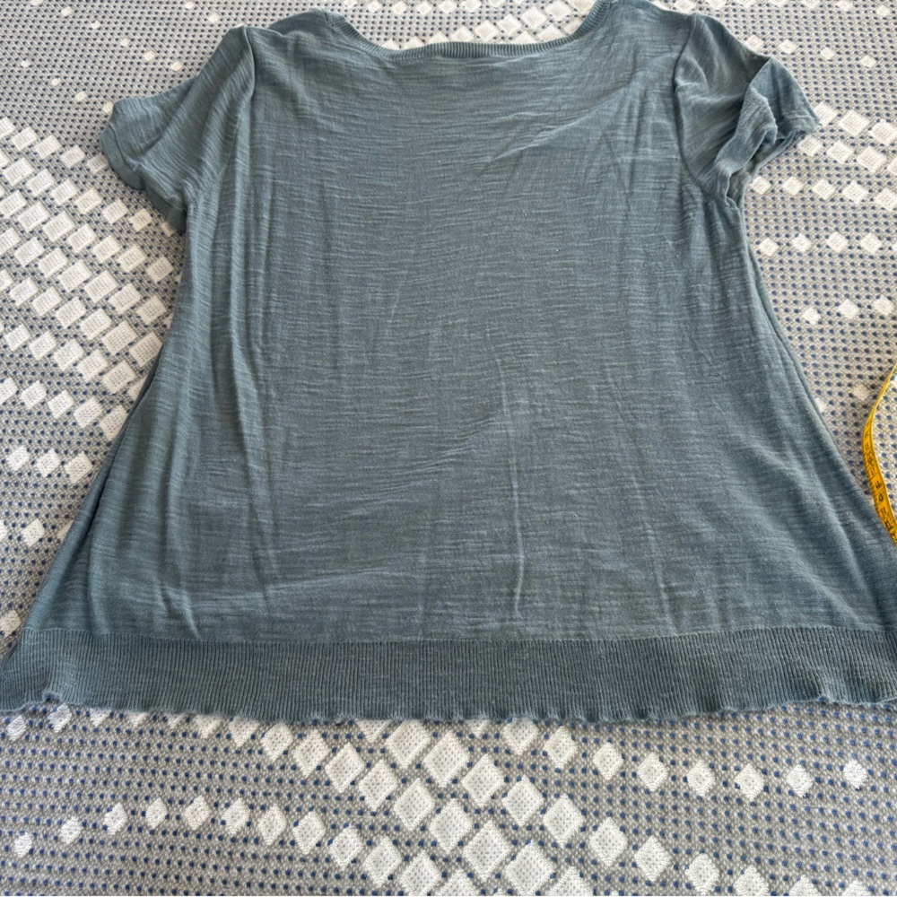 LOFT Teal Short Sleeve Top